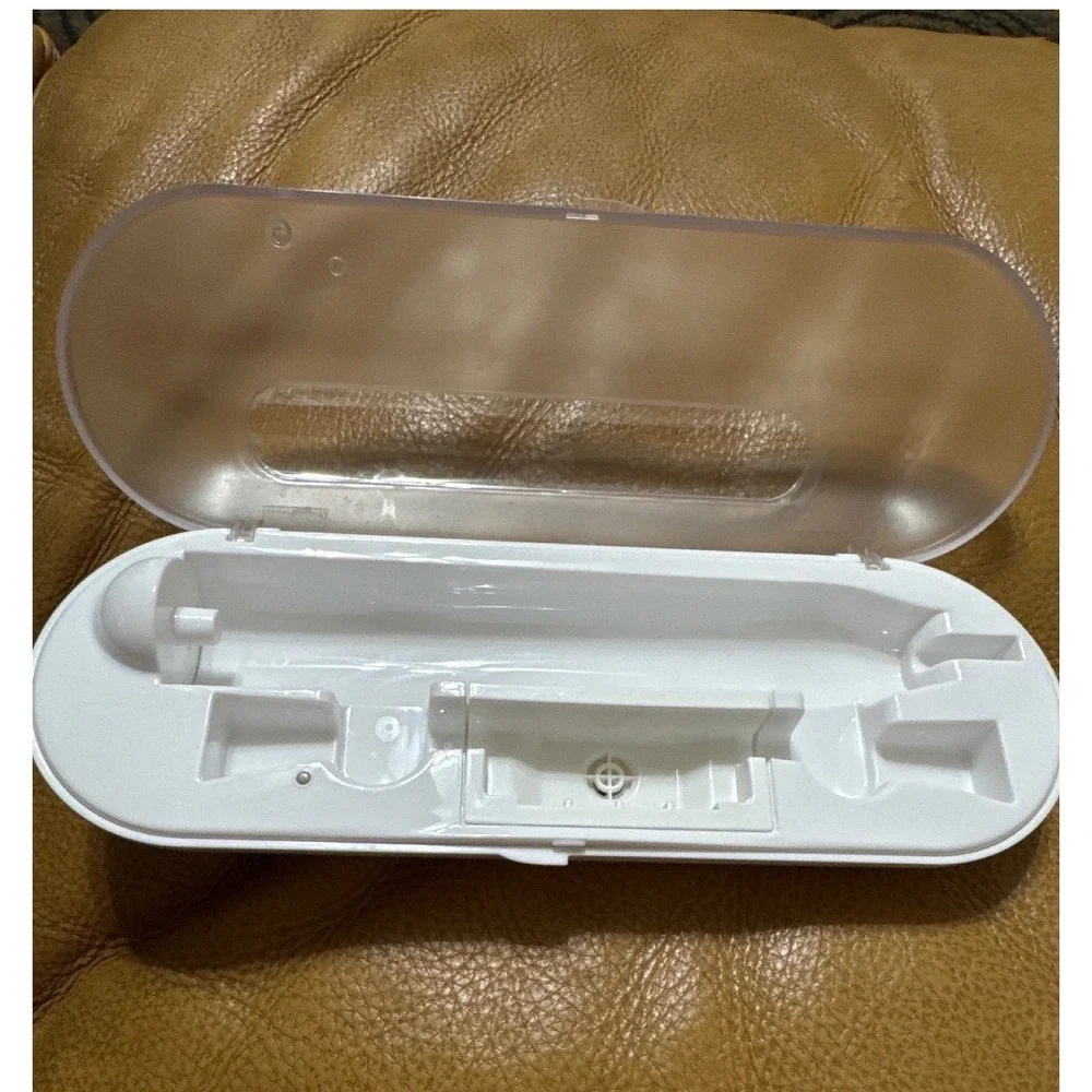 White Phillip Toothbrush Travel Case Holder Organizer‎ Storage Box